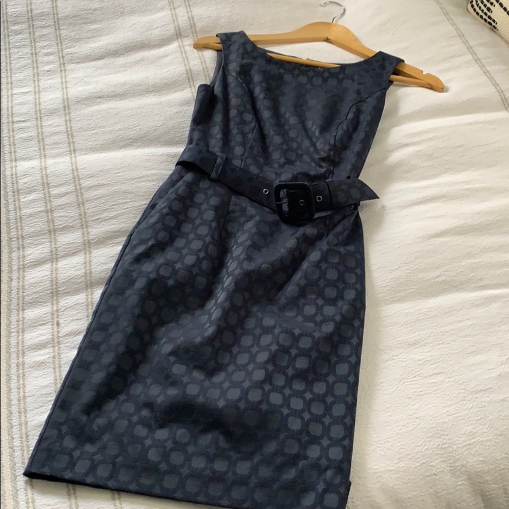 Navy blue sheath dress